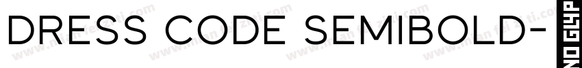 Dress Code SemiBold字体转换